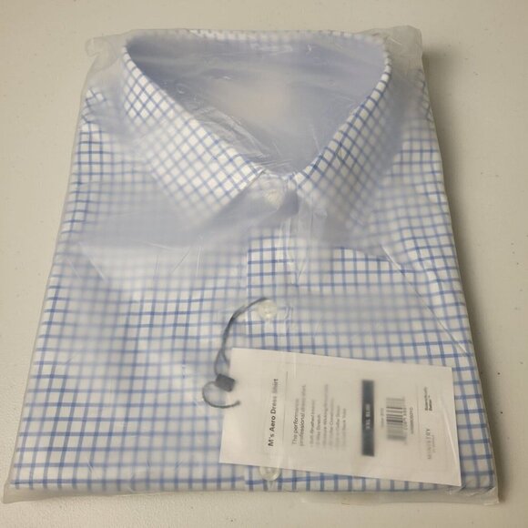 Ministry of Supply Men 2XL Slim Aero Dress Shirt Long Sleeve Stretch Button Down - Picture 5 of 6